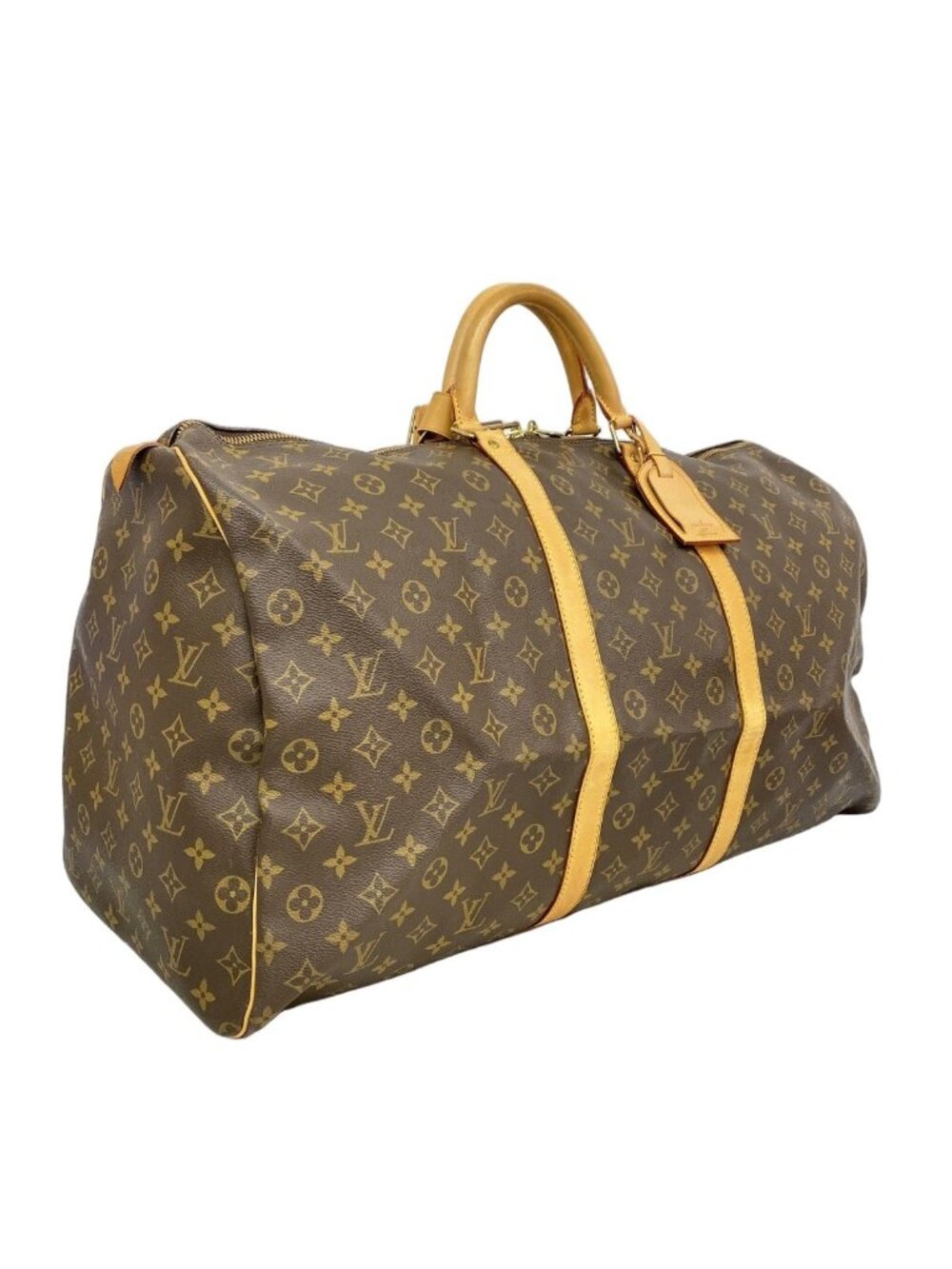 Louis Vuitton Boston Bag Monogram Keepall 60 Brown - Picture 2 of 10